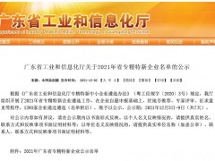 【喜報】矩形入選2021省級專精特新企業(yè)！